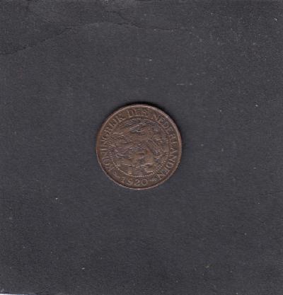 Beschrijving: 1 Cent WILHELMINA  